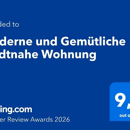 Moderne Und Gemuetliche Stadtnahe Apartament *
